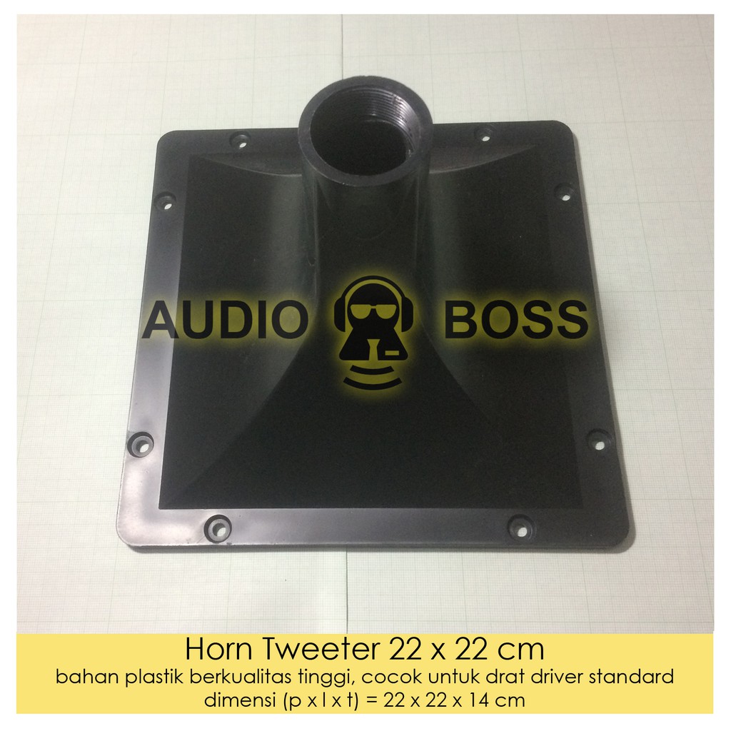 Horn Tweeter 22 x 22 cm line array plastik drat - Corong Tweeter 22x22
