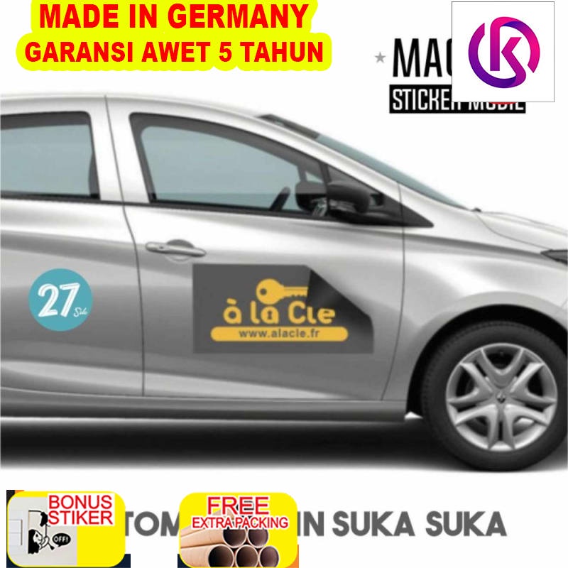 

Murah Magnet Stiker Mobil A4 20 cm x 30 cm Tebal 0.5 mm Custom size - LAMINASI GLOSSY