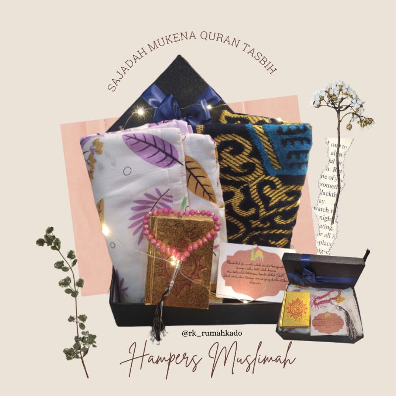 KADO HADIAH WANITA MUSLIMAH MUKENA SAJADAH