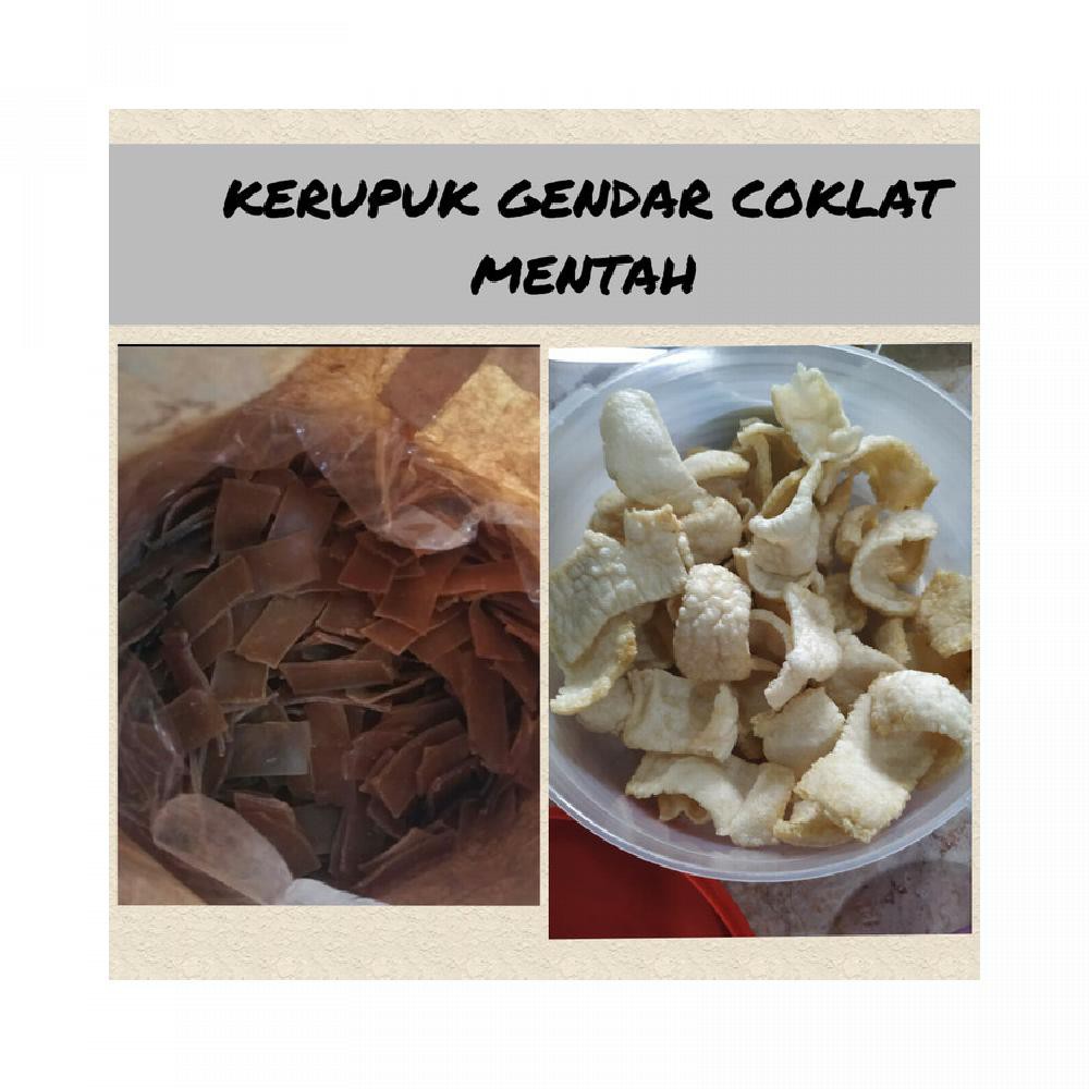 

KERUPUK GENDAR COKLAT MENTAH PER 1KG