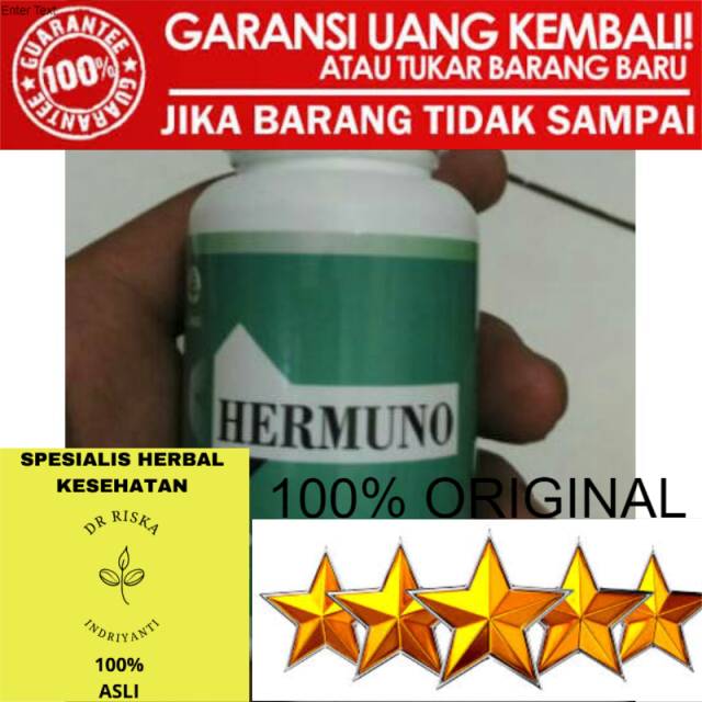 100% ASLI Promo Termurah Hermuno Herbal Anti Parasit Original DetoxicHijau Menambah Daya Tahan Tubuh