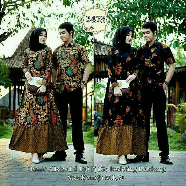 Maura Couple - Sania Ruffle Batik Couple Ori Ndoro Jowi Dnt Garansi Termurah Shopee- Oktavia