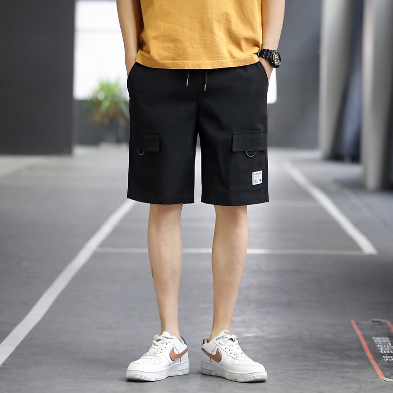 Celana Pendek Pria  Multi-saku Sport Casual Olahraga Santai Sporty Shorts