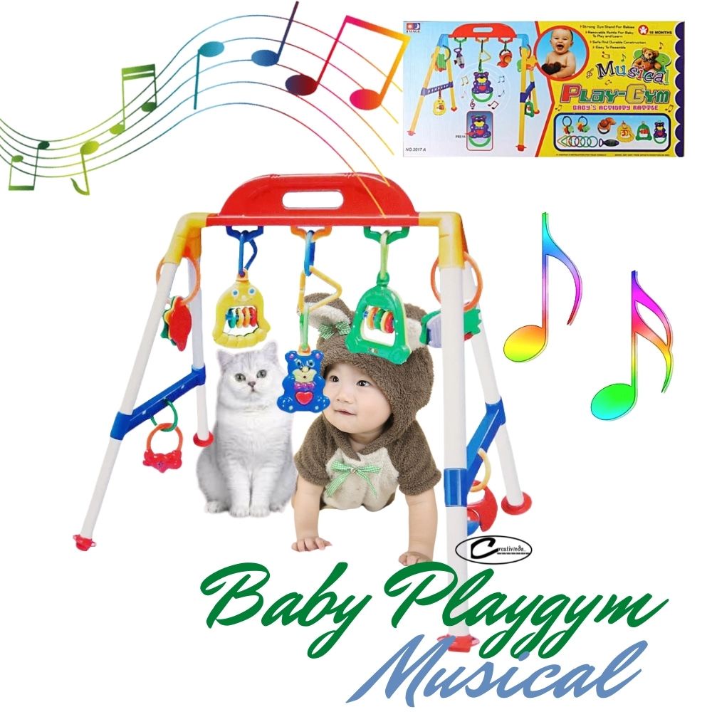 Playgym / Baby musical play gym / Mainan Anak Playgym / Play gym musik mainan rattle bayi anak playgym Premium