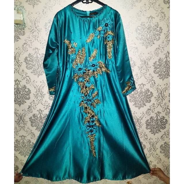 Maxy maxi dress ka mess ozias tafeta taveta silk  ozias camelia alva concept humaira aulia syahrini