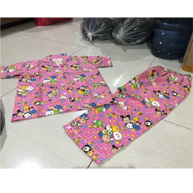 Baju Tidur katun cvc Celana Pendek