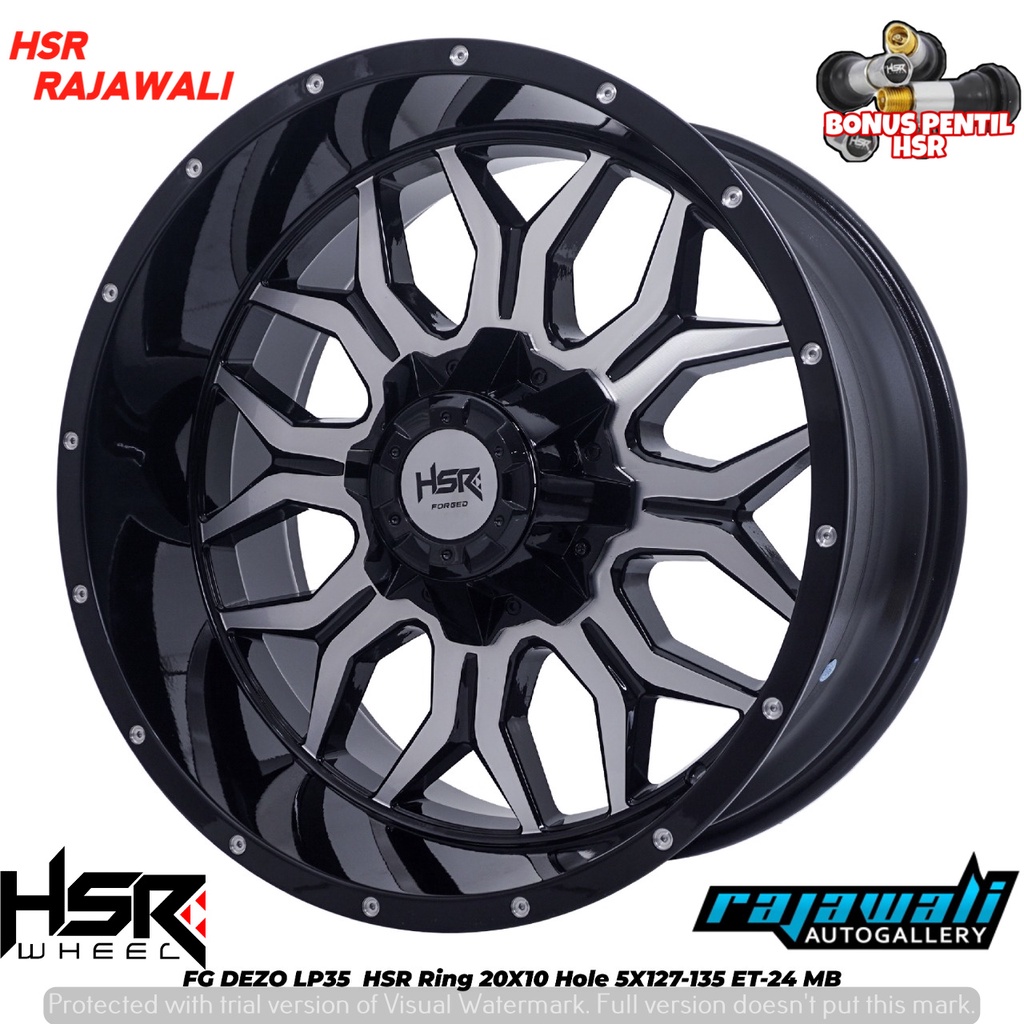 VELG MOBIL JEEP RUBICON RING 20 FG DOZO  HSR ORIGINAL CELONG BIBIR GRATIS KIRIM