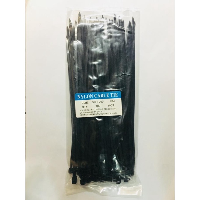 

Kabel Tis Kabel Ties Insulock 200mm 20cm Cable Tie Insulok Hitam Nylon arttec93 Diminati Banget