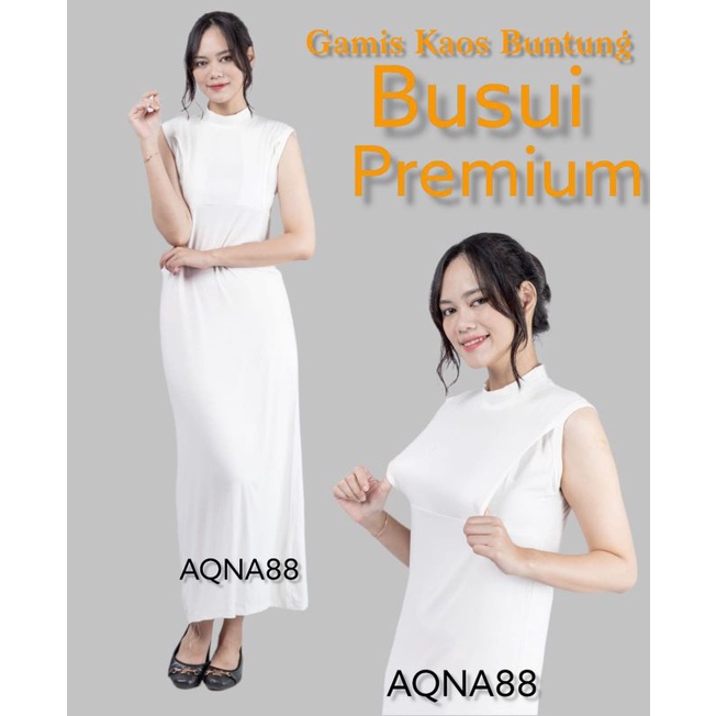 Gamis Busui Tanpa Lengan | Gamis Kutung Busui Premium | Inner Gamis Busui AQNA88