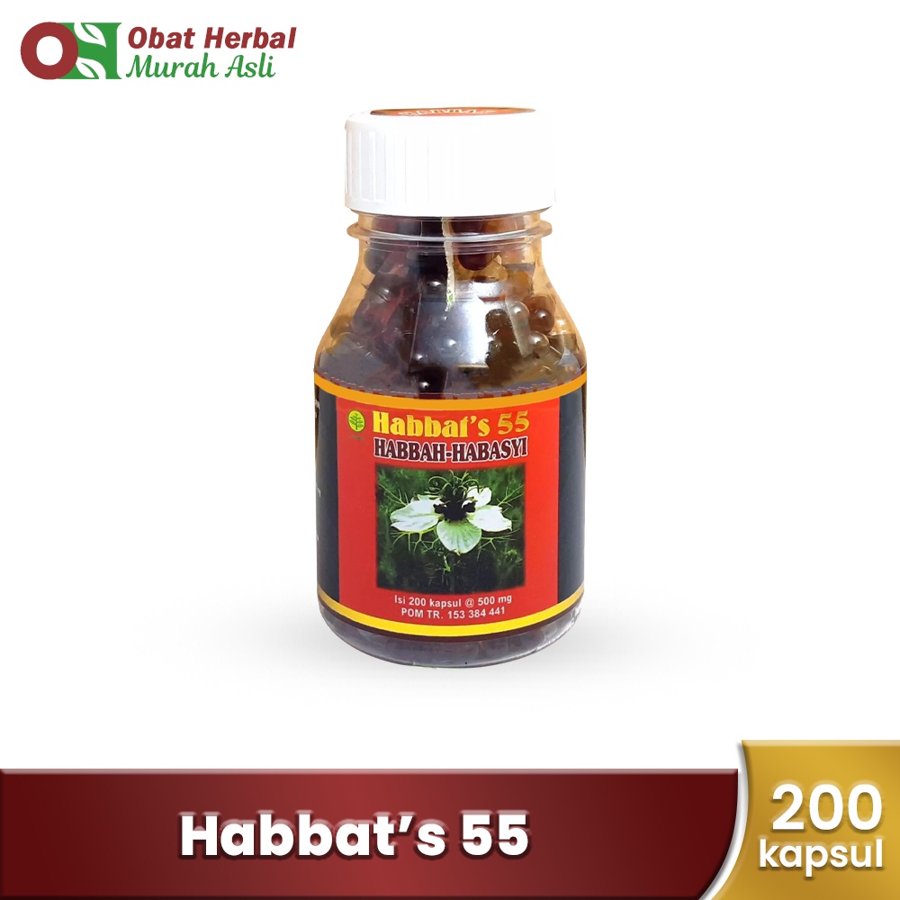 Obat Herpes - Paru Paru Habbats 55 Habbah Habasyi 200 Kapsul