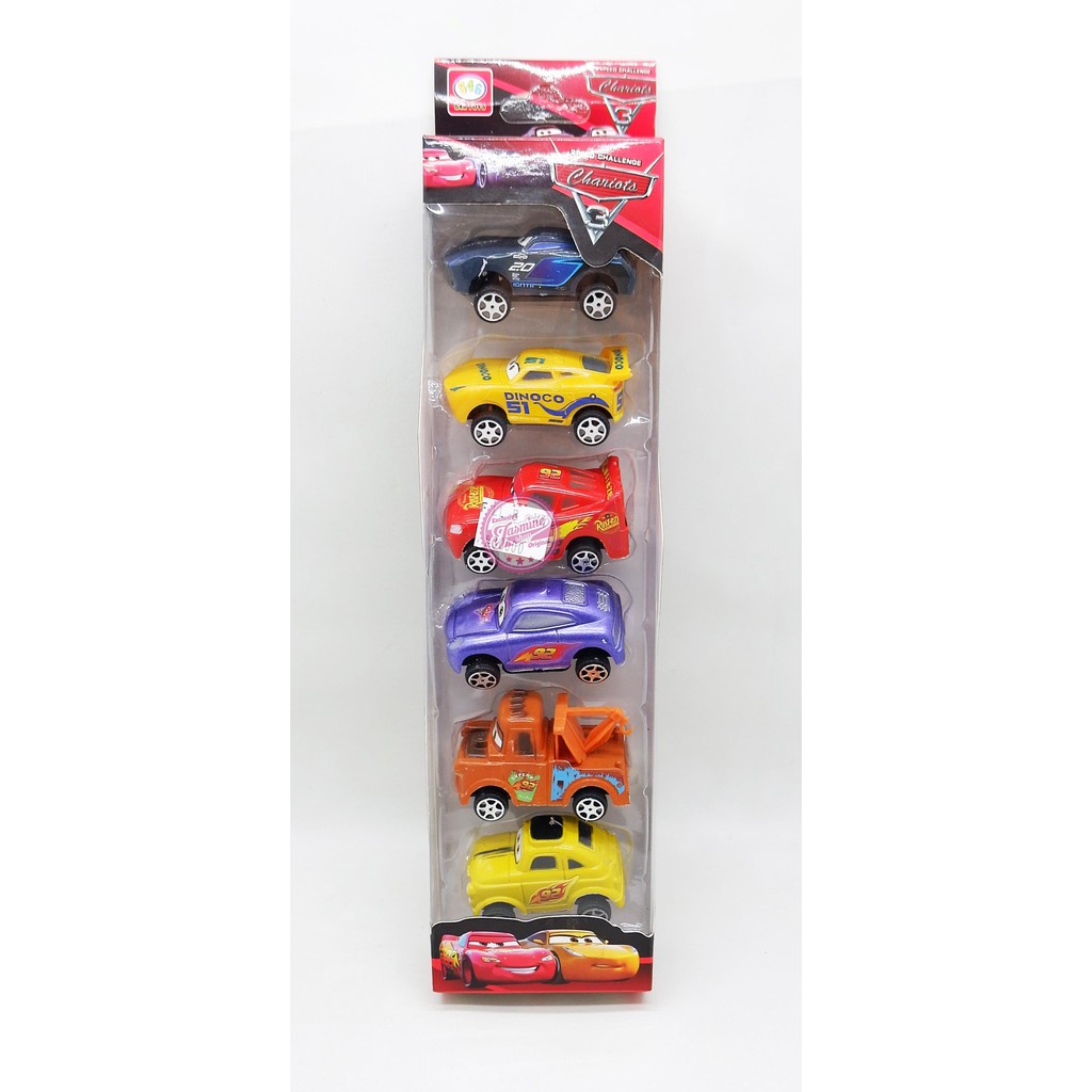 Mainan Anak Mobil McQueen Set isi 6 pcs - 5469K6