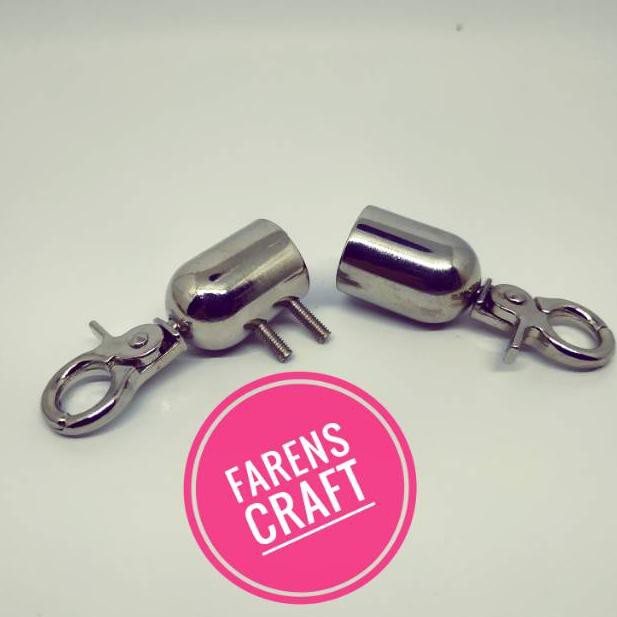 

MALL Kait lonceng nikel perbiji untuk hiasan tas tali kur-farens craft