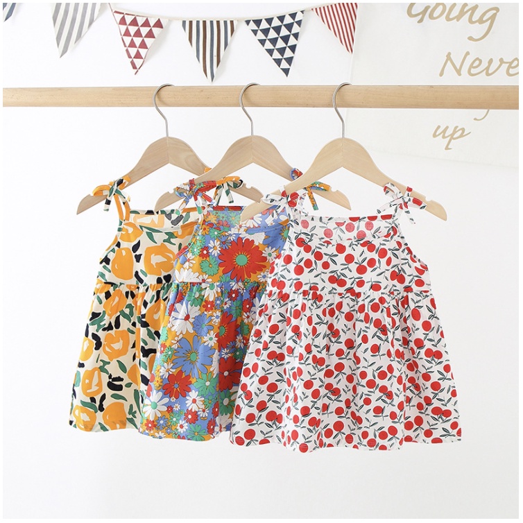 babyfit juicy [2-7thn] dress anak perempuan tanktop gaun mini anak import jx-828r