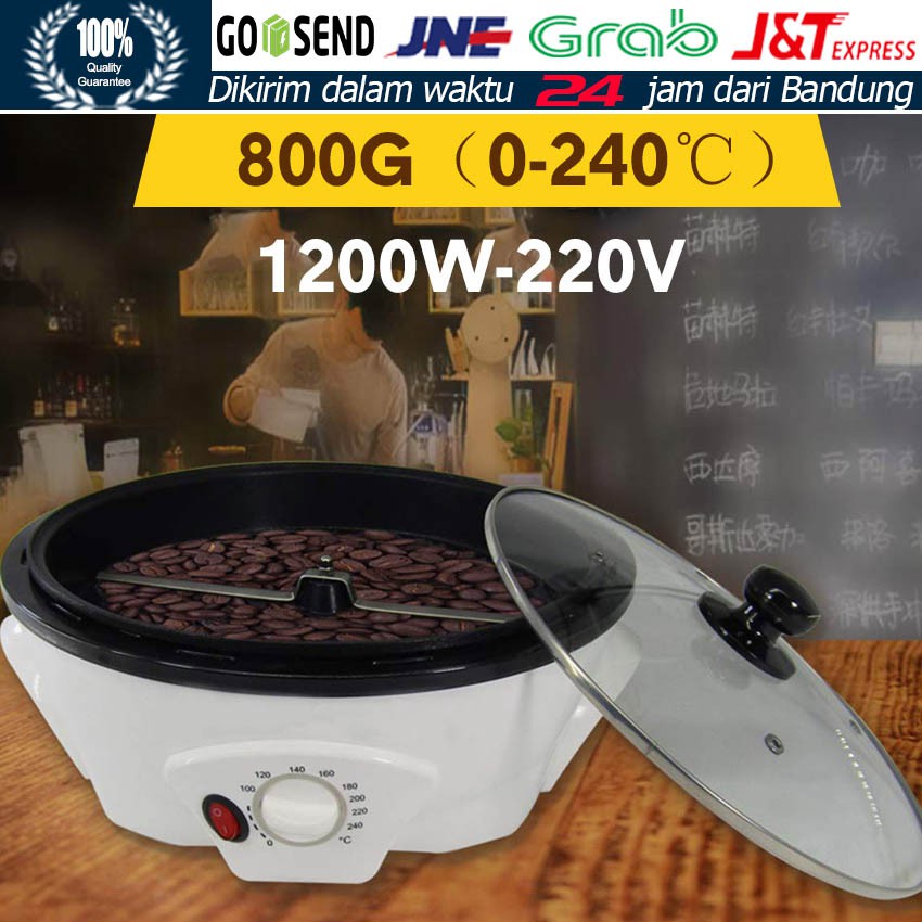 800G Listrik Mesin Kopi Espresso Coffee / Mesin Pemanggang Kopi / Bean Roasting Machine / Maker Alat