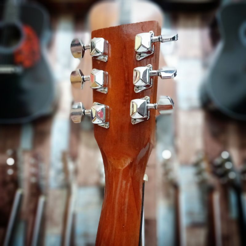 Gitar Akustik Jumbo Murah Meriah Fullset