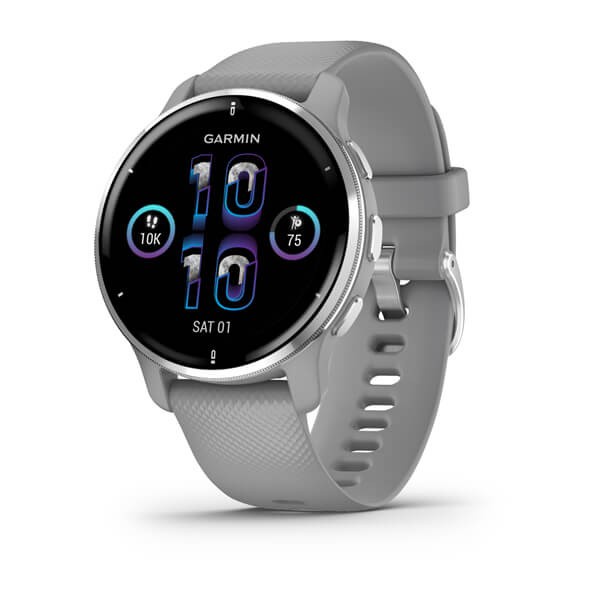 Garmin Venu 2 Plus Stainless Steel Bezel Garansi TAM 2 Tahun