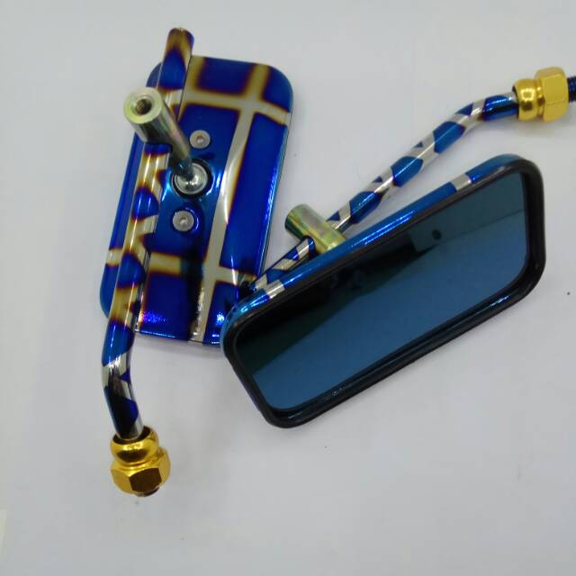 Spion kotak 2tone blue xxx