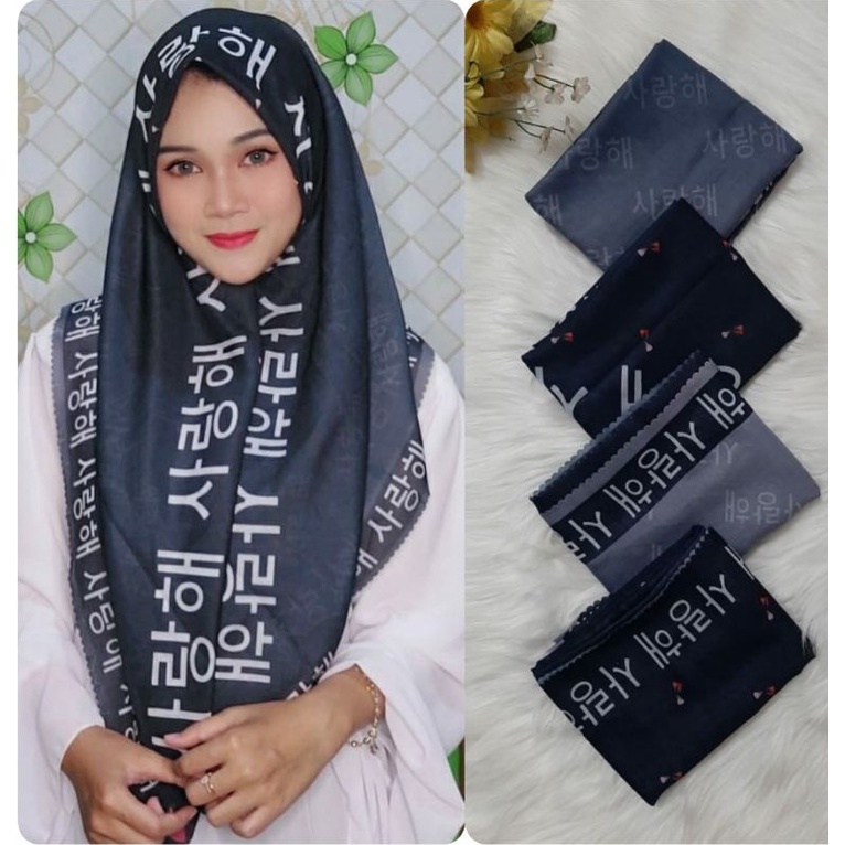 JILBAB SEGI EMPAT KORAN MOTIF KOREA/MOTIF ARAB