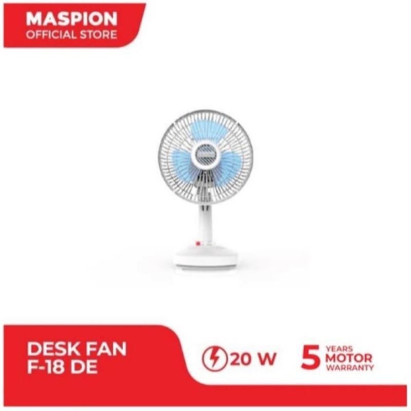 Maspion F 18DE Electric Desk Fan Kipas Angin Meja Listrik 7 Inch