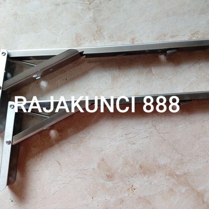 Rak siku dinding stainless steel 10  Bracket siku L stainless 10