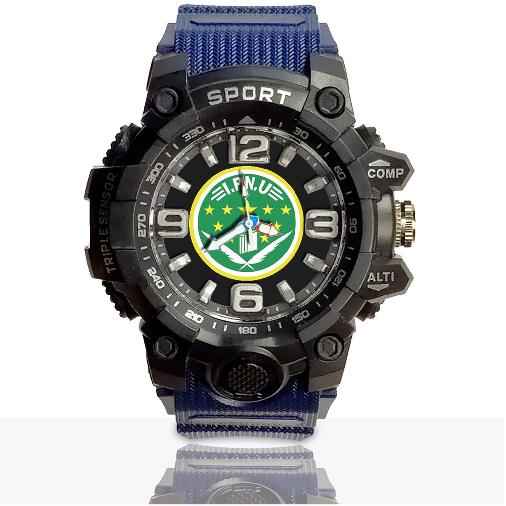 Jam Tangan Custom I.P.N.U Ruber- Water Resistant