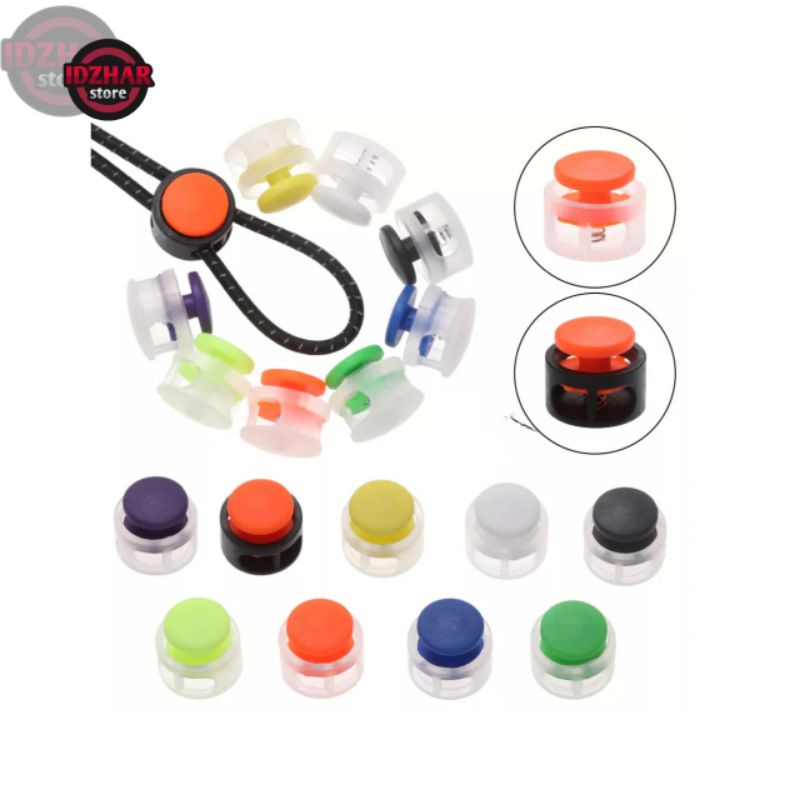 Stopper Klakson Tabung Bening Untuk Tali masker Strap