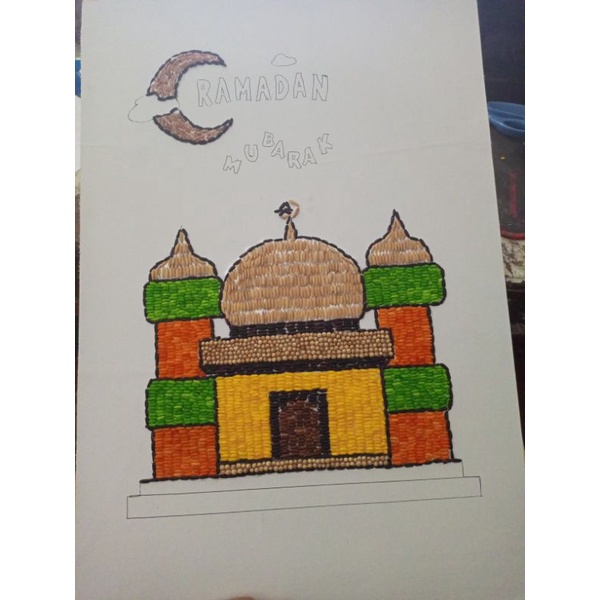 Kolase Masjid Tema Ramadhan