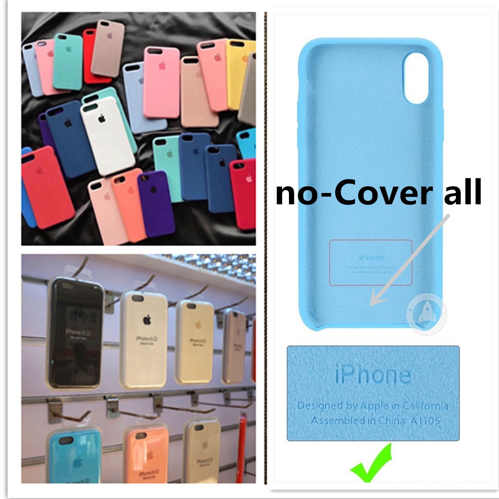 【Barang spot】Case iPhone silikon untuk iPhone SE/iP 11/11Pro/11Pro Max/X/XS/XR/XS Max/6/6s/7/8Plus iPhone case