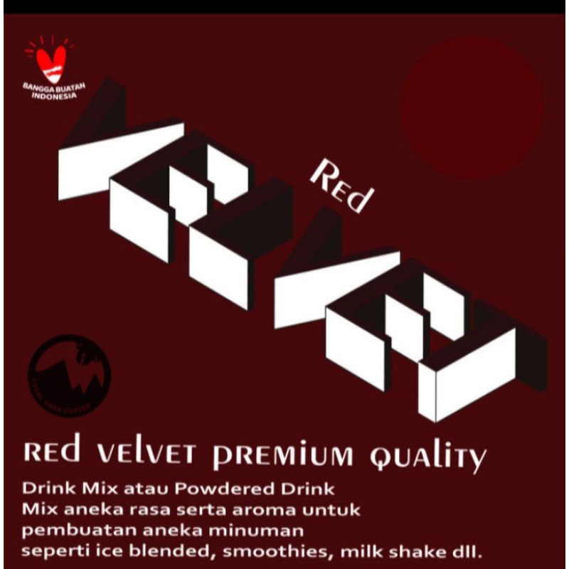 

bubuk minuman - red velvet 1kg - pouder premium quality