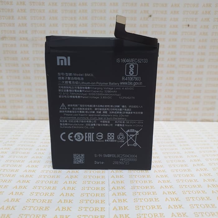 Batre Baterai Battery Xiaomi Mi9 BM3L | Xiomi Mi 9 BM 3L Original