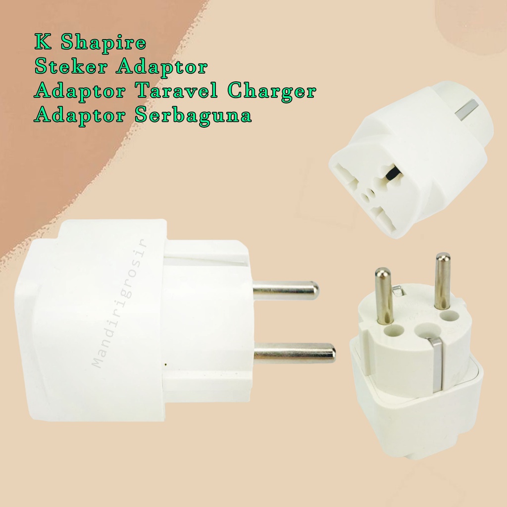 Adaptor * K Saphire *Adaptor Taravel Charger *Adaptor Serbaguna