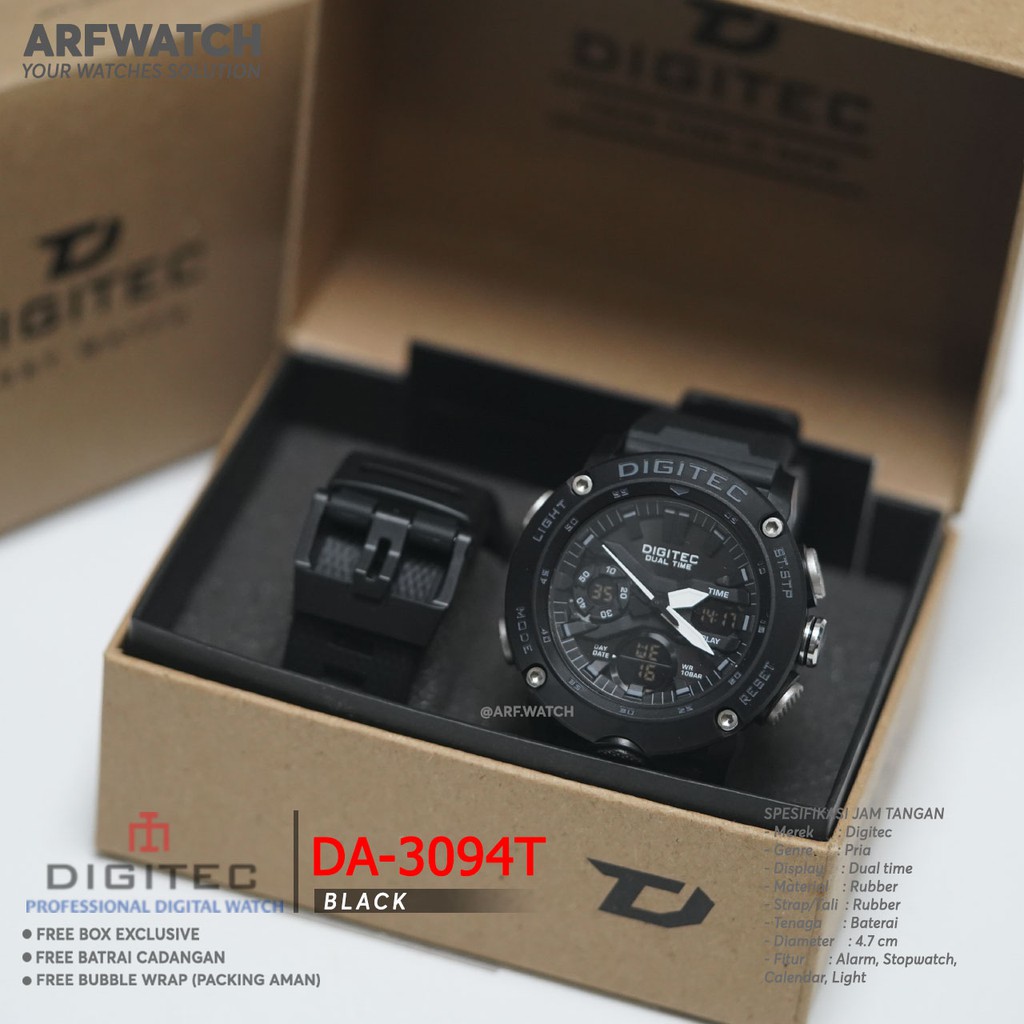 Jamtangan pria digital DIGITEC DG3094T
