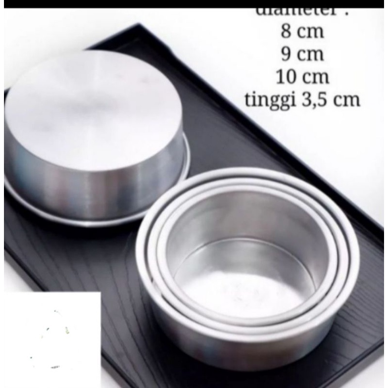 loyang pres bulat mini/ loyang mini kue 3 ukuran