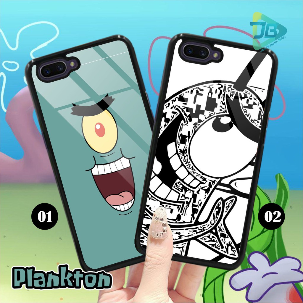 HARDCASE 2D GLOSSY PLANKTON OPPO VIVO XIAOMI SAMSUNG REALME IPHONE ALL TYPE JB4684