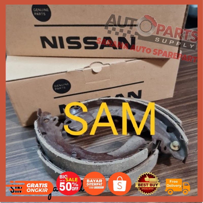 KAMPAS REM BELAKANG NISSAN LIVINA X GEAR X-GEAR BRAKE SHOE