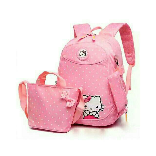 MJS 460 - RANSEL ANAK CERIA 3 IN 1 HELLO KITTY