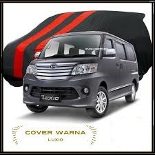 Body Cover Grand Max Sarung Selimut Luxio Evalia Warna Hitam List Merah