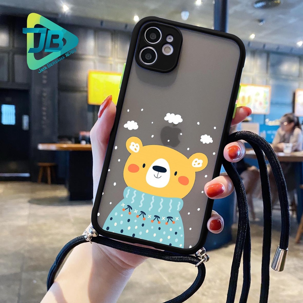 SOFTCASE SLINGCASE DOVE EASTER CUTE OPPO VIVO SAMSUNG XIAOMI REALME IPHONE ALL TYPE JB5075