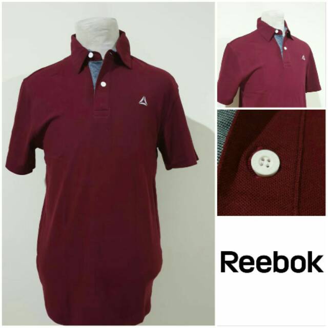 polo reebok marron