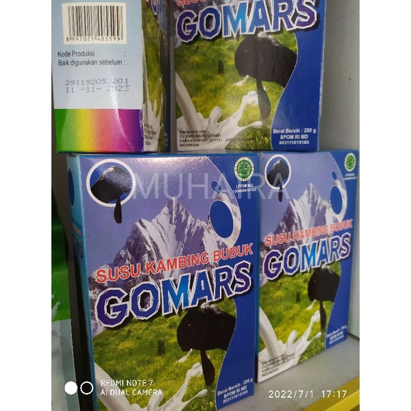 

GOMARS Susu Kambing Etawa - Susu GOMARS - Susu Kambing Etawa Gomars - Susu Kambing Alami - Susu Penambah Berat Badan - Susu GOMARS Susu Skygoat