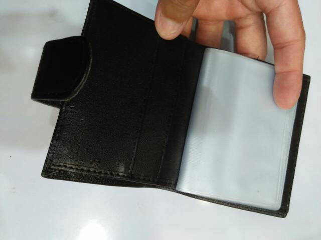 Dompet kartu kancing album lokal