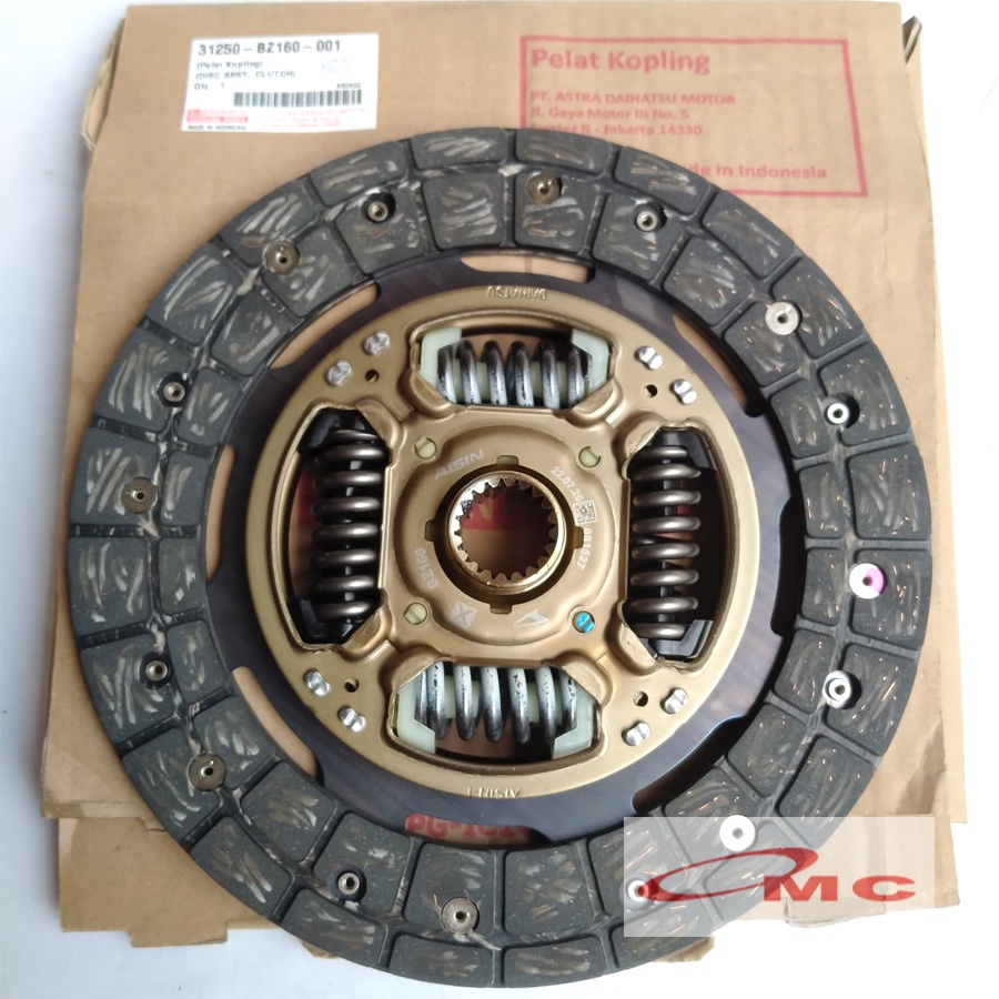 Plat Kopling Clutch Disc Grand Max Rush Avanza 1.5 CC 31250-BZ160-001