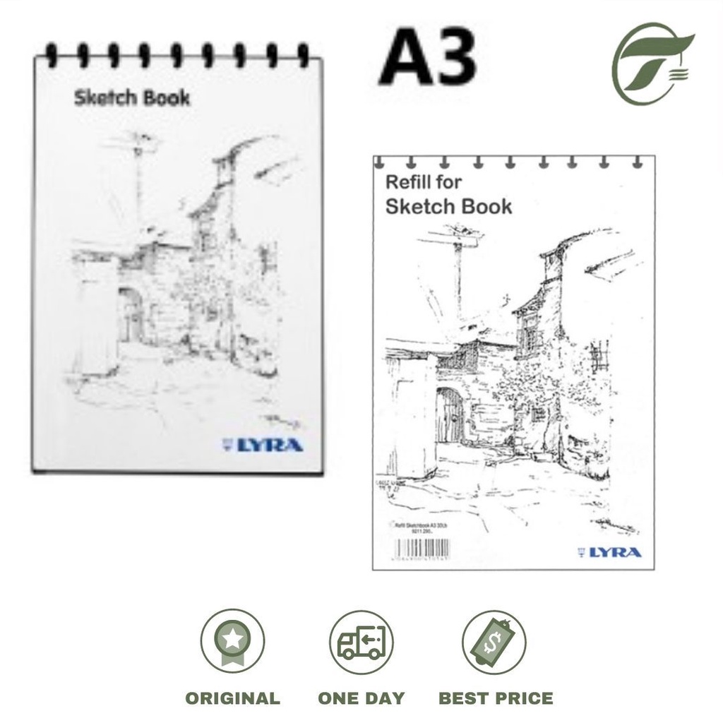 

SKETCH BOOK/REFILL 9210.290 A3 30 PAGES LYRA