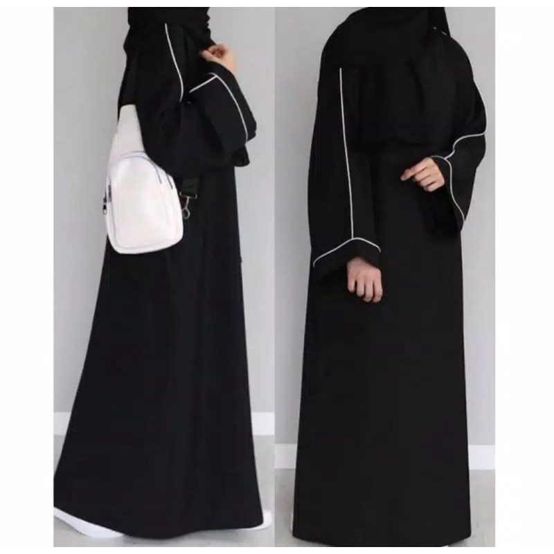 Abaya Arab Abaya Hitam Abaya List Tangan By Ditha Abaya