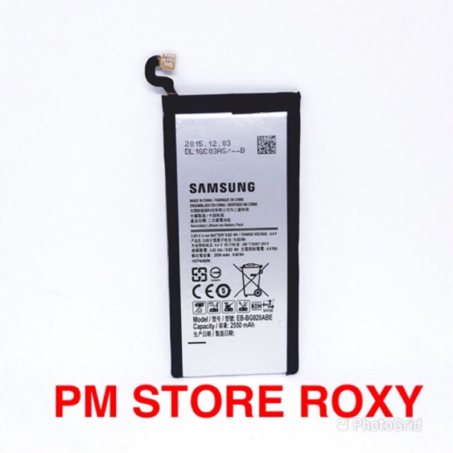 BATRE SAMSUNG BATERAY SAMSUNG S6 FLAT ORIGINAL