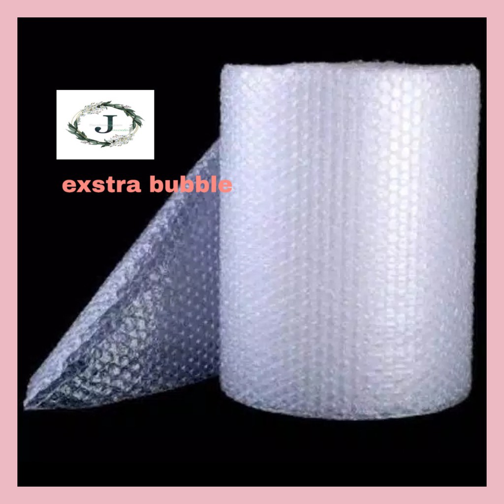 

exstra bubble / Packing Tambahan Untuk Keamanan Paket Bubble Wrap