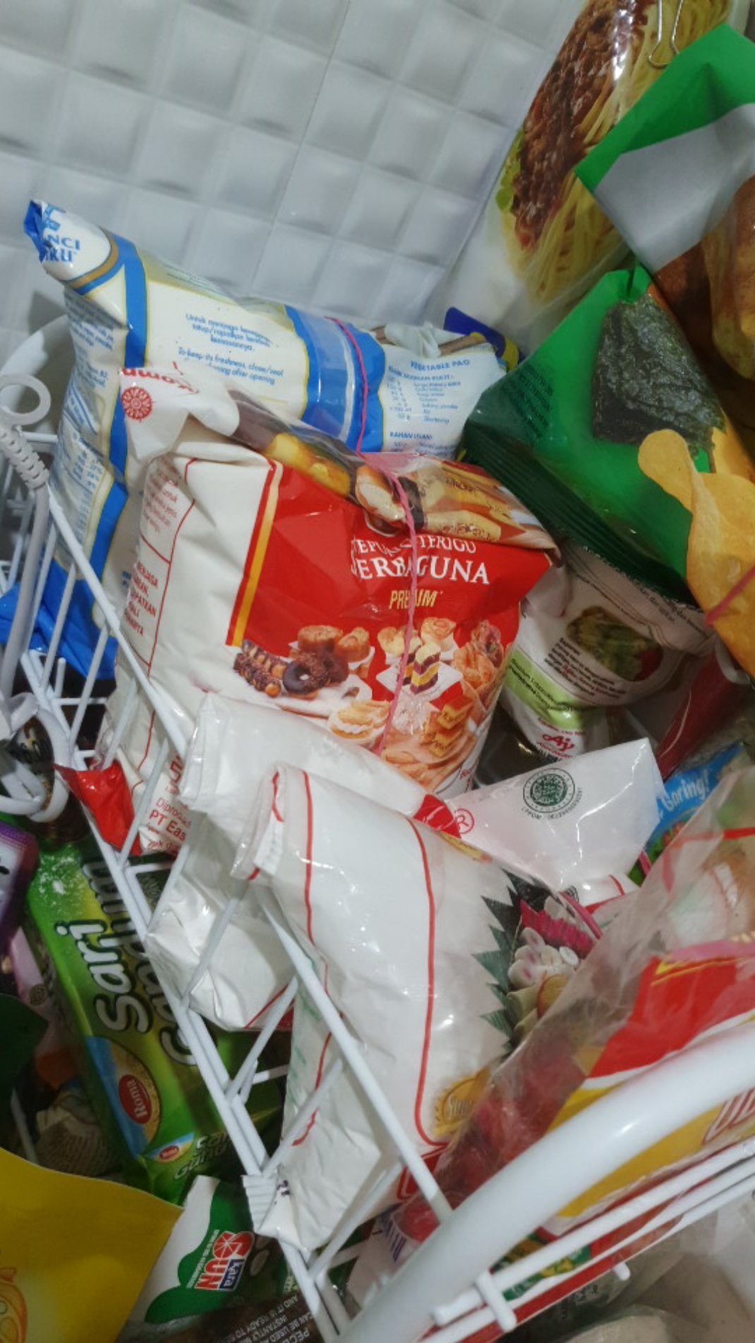 Rak Dapur Trolley 2 Susun Tempat Buah/sayur Serbaguna