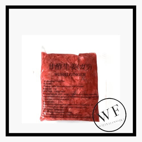 

Sushi Gari Pink / Jahe Merah Potong/ Acar Jahe Merah 1kg
