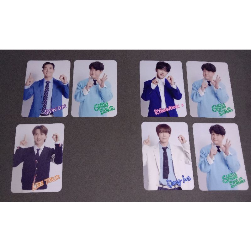 Photocard Super Junior Anniversary ELF JAPAN 10th 2021 ( leeteuk shindong donghae siwon ryeowook )