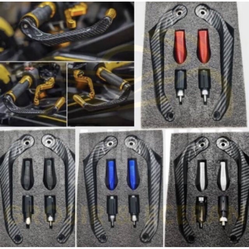Pelindung Stang Proguard Handguard Jalu Stang Carbon Universal bisa untuk segala jenis motor  FOURSIX_46